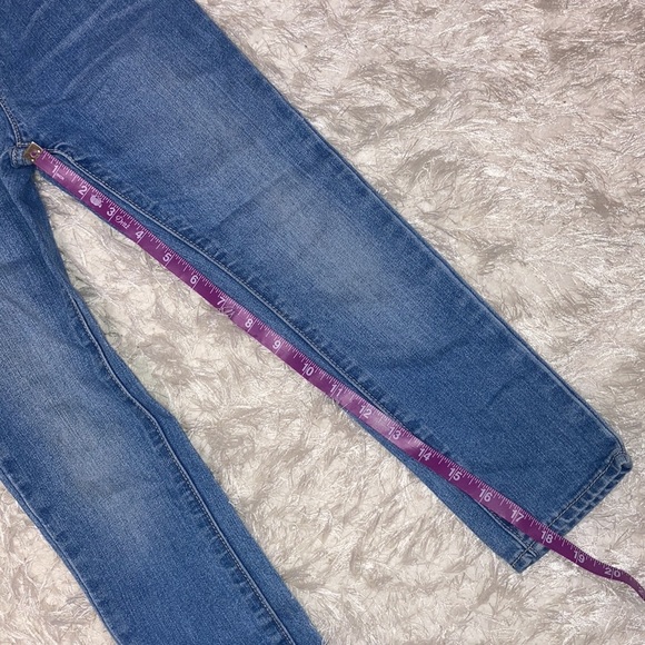 Gap washed denim pleated bib overall size 5 - Picture 7 of 9